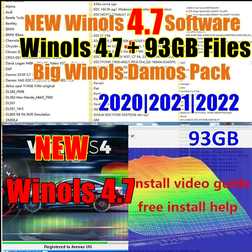 Auto Repair Shop Software - 2026 En Yeni Winols 4.7 Yazılımı