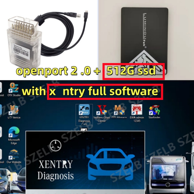 Auto Repair Shop Software - Mercedes-Benz için Xentry en yeni tam