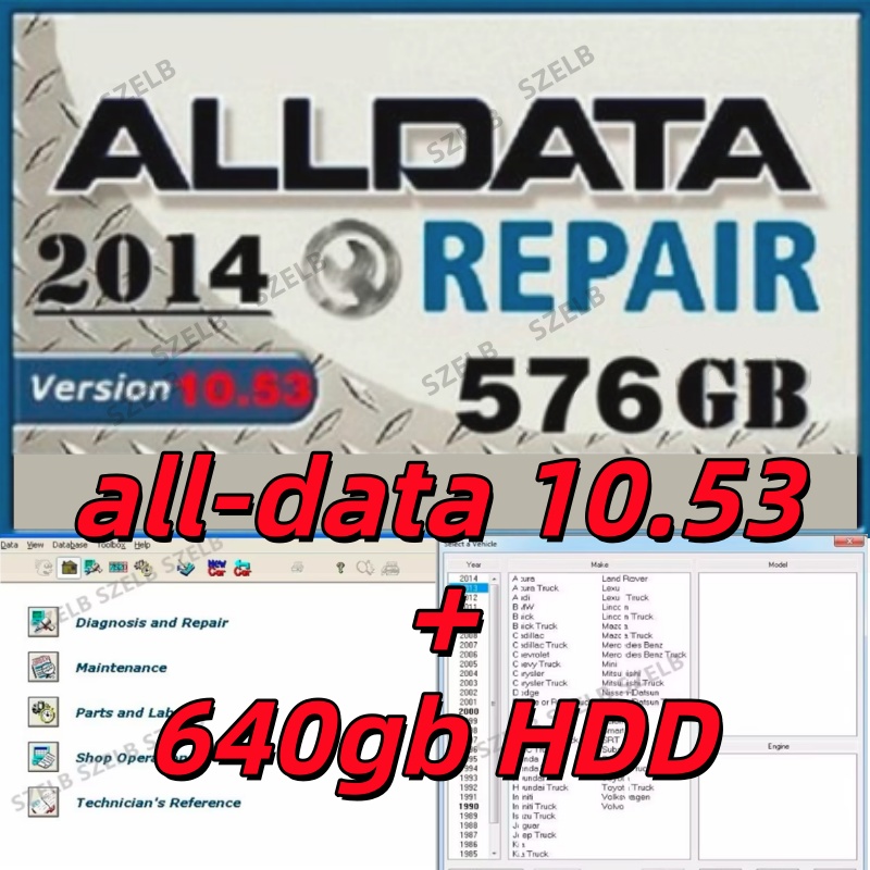 Auto Repair Shop Software - En yeni alldata 2014 yılına güncellenmiştir,