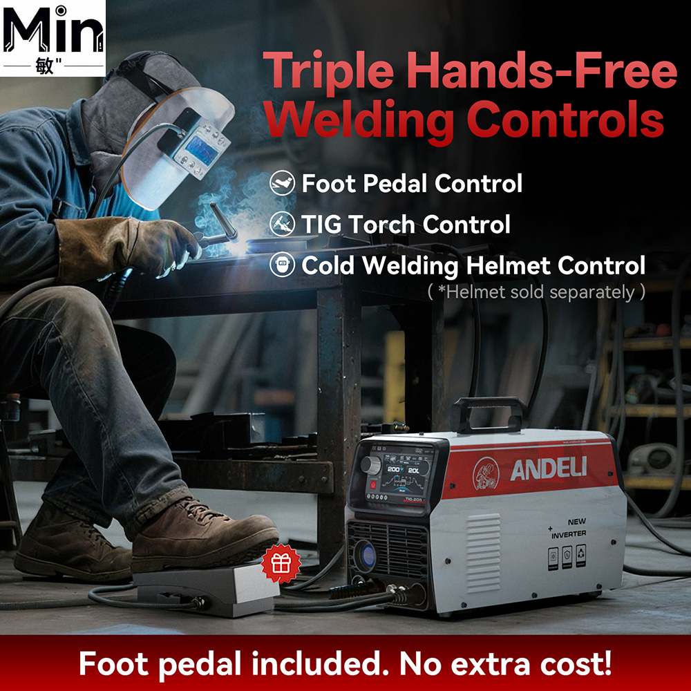 Tig Welder Machine - AC DC 200A HF İnverter Pulslu