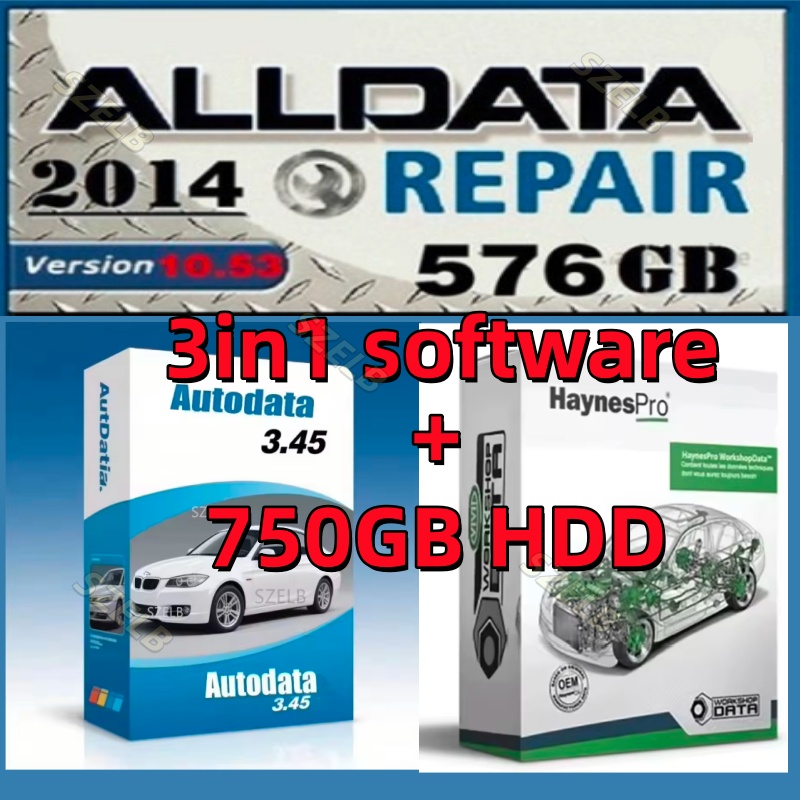 Auto Repair Shop Software - En yeni çevrimdışı Alldata10.53+Autodata 3.45+hay nes
