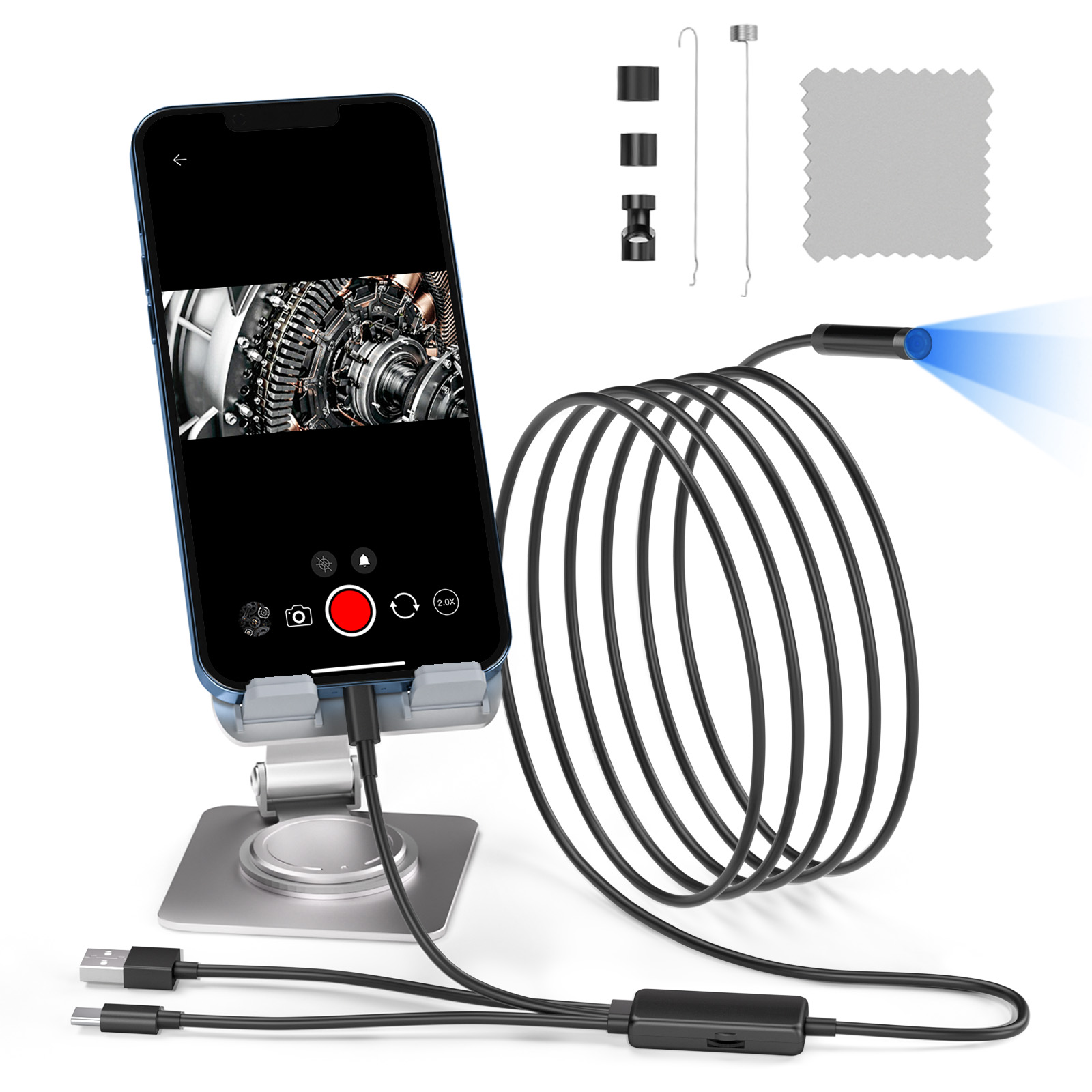 Yeni Gelen 3'ü 1 Arada 1080P E - Endoscope Inspection Camera incelemesi ve fiyatı