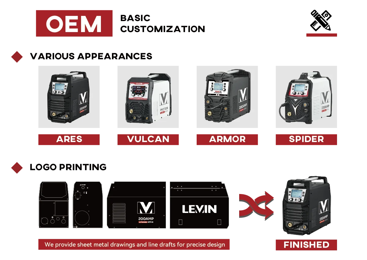 MSLEVIN OEM ODM XTRAMIG Synerg - Tig Welder Machine incelemesi ve fiyatı